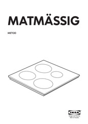 IKEA MATMÄSSIG Manual De Instrucciones