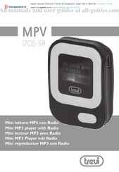 Trevi MPV 1705 SR Manual De Instrucciones