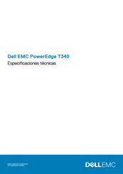 Dell PowerEdge T340 Especificaciones Técnicas