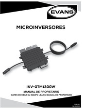 Evans INV-GTM1300W Manual De Propietario