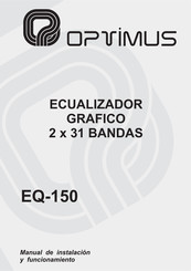 Opvimus EQ-150 Manual De Instalación Y Funcionamiento