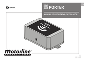 Motorline professional PORTER Manual Del Utilizador/Instalador