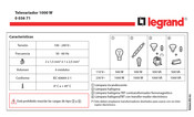 LEGRAND 0 036 71 Manual De Instrucciones