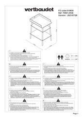 Vertbaudet 70501-0538 Manual De Instrucciones