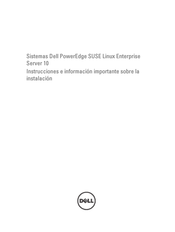 Dell PowerEdge SUSE Instrucciones E Información Importante