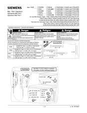 Siemens Max-Flex FHOJC072 Instructivo De Instalación