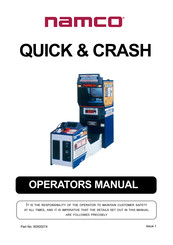 Namco QUICK & CRASH Manual De Instrucciones