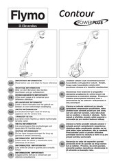 Electrolux Flymo Contour POWER PLUS 700 Guia De Inicio Rapido