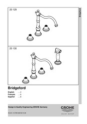 Grohe Bridgeford 20 130 Manual De Instrucciones