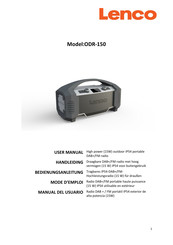 Lenco ODR-150 Manual Del Usuario