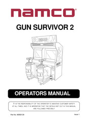 Namco GUN SURVIVOR 2 Manual Del Operador