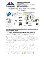 Tecno Talleres HK-CRDI100 Manual Del Usuario