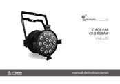 thomann STARVILLE STAGE-PAR CX-2 Manual De Instrucciones