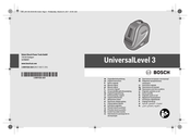 Bosch UniversalLevel 3 Manual Original