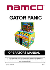 NAMCO GATOR PANIC Manual Del Operador