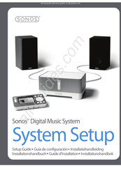 Sonos Digital Music System Guía De Configuración