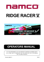 Namco RIDGE RACER V Manual Del Operador