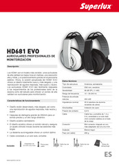 Superlux HD681 EVO Guia Del Usuario