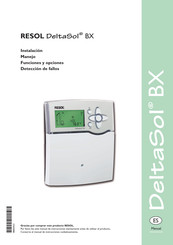 Resol DeltaSol BX Manual