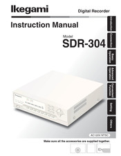 Ikegami SDR-304 Manual Del Usuario