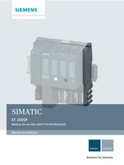 Siemens 6ES7193-6PA00-0AA0 Manual De Producto