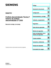 Siemens SIMATIC ET 200S Manual De Montaje Y De Manejo