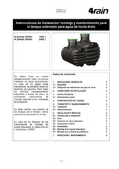 4rain 295504 Instrucciones De Instalación Y Mantenimiento