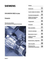 Siemens Sinumerik 802D Manual Del Usuario