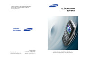 Samsung SGH-E630 Manual Del Usuario