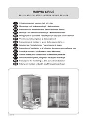 Harvia SIRIUS SC1111 Instrucciones De Instalación