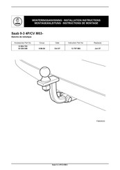 Saab 32 026 048 Instrucciones De Montaje