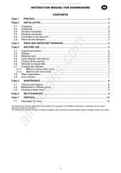 Elettrobar Niagara 281 Manual De Instrucciones