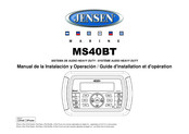 Jensen Marine MS40BT Manual De La Instalación Y Operación