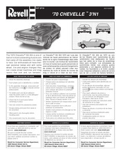 REVELL 70 CHEVELLE 3'N1 Manual De Instrucciones