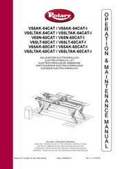 Rotary V65AK-60CAT-I Manual De Instrucciones