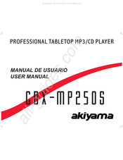 Akiyama CDX-MP250S Manual De Usuario