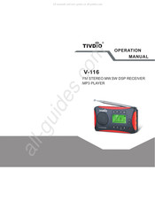 Tivdio V-116 Operación Manual