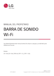 LG SPP11-SR Manual Del Propietário