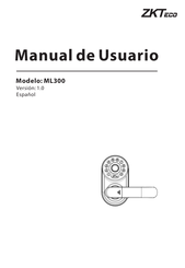 ZKTeco ML300 Manual De Usuario