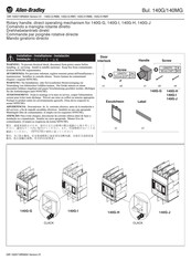 Rockwell Automation Allen-Bradley 140G-G-RMB Manual De Instrucciones