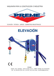 PREME EURO ELEV305 Manual Del Usuario