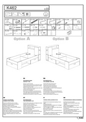 MIRAKEMUEBLE K462 Manual De Instrucciones