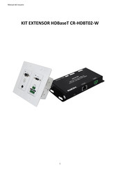 Creator HDBaseT CR-HDBT02-W Manual Del Usuario