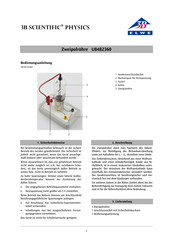 3B SCIENTIFIC PHYSICS U8482360 Instrucciones De Uso