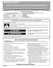 KitchenAid 7MKRFF300ESS Instrucciones Para El Usuario