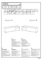 MIRAKEMUEBLE K572 Manual De Instrucciones