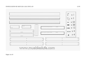 Muebles LUFE TESTA CAMA 105 Instrucciones Montaje