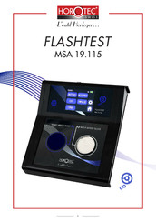 Horotec FLASHTEST MSA 19.115 Manual De Instrucciones