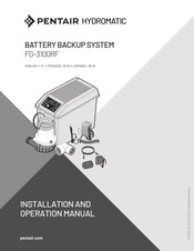 Pentair Hydromatic FG-3100RF Manual De Instalación Y Funcionamiento