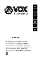 VOX electronics FD627IXF Manual De Uso